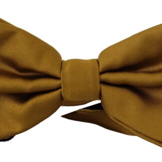 Dolce & Gabbana - Elegant Car Print Silk Bow Tie