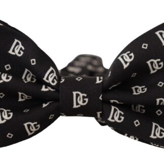 Dolce & Gabbana - Elegant Silk Black Bow Tie