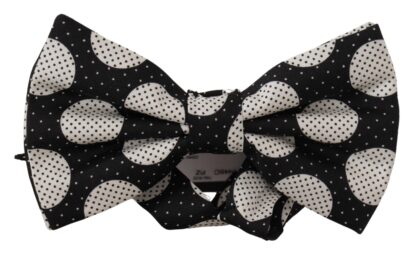 Dolce & Gabbana - Elegant Polka Dot Silk Bow Tie