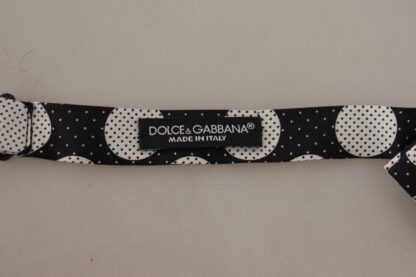 Dolce & Gabbana - Elegant Polka Dot Silk Bow Tie