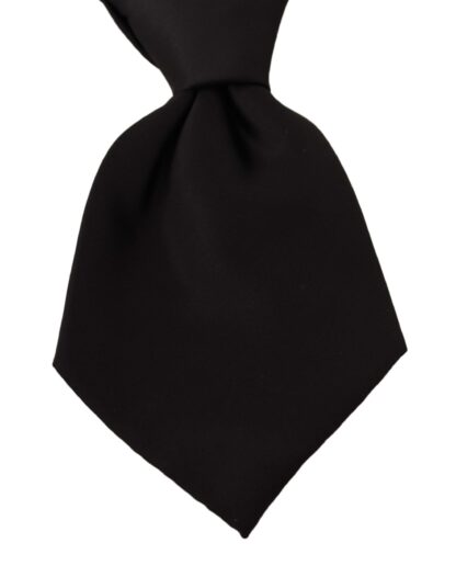 Dolce & Gabbana - Elegant Black Silk Tie - Classic Men's Accessory