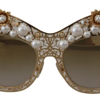 Dolce & Gabbana - Chic Crystal-Embellished Cat Eye Sunglasses