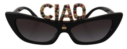 Dolce & Gabbana - Chic Crystal-Embellished Cat Eye Sunglasses