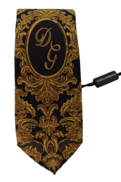 Dolce & Gabbana - Elegant Gold Silk Tie