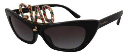 Dolce & Gabbana - Chic Crystal-Embellished Cat Eye Sunglasses