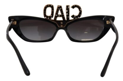 Dolce & Gabbana - Chic Crystal-Embellished Cat Eye Sunglasses