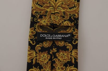 Dolce & Gabbana - Elegant Gold Silk Tie