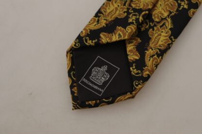 Dolce & Gabbana - Elegant Gold Silk Tie