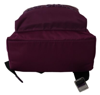 Dolce & Gabbana - Elegant Maroon Nylon Backpack Bag