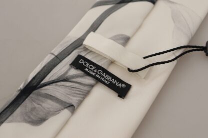 Dolce & Gabbana - Exquisite Silk Bow Tie in Classic White