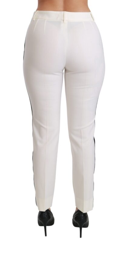 Dolce & Gabbana - White High Waist Skinny Luxury Pants