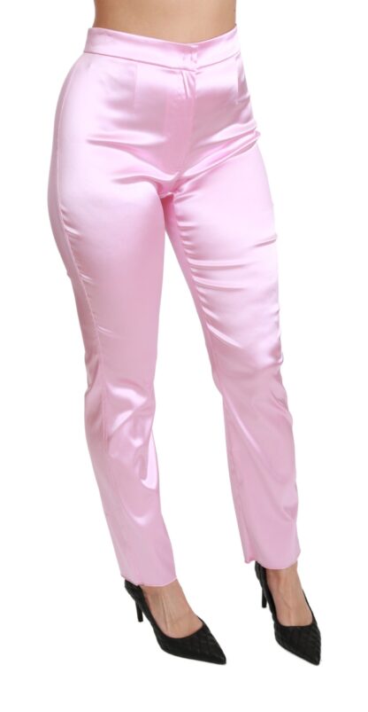 Dolce & Gabbana - Pink Metallic Chic Trousers