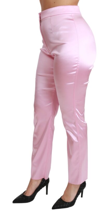 Dolce & Gabbana - Pink Metallic Chic Trousers