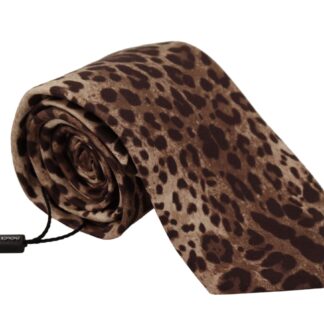 Dolce & Gabbana - Elegant Bordeaux Silk Tie