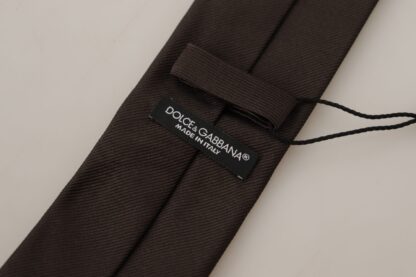 Dolce & Gabbana - Elegant Black Silk Tie