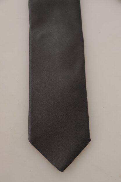 Dolce & Gabbana - Elegant Silk Black Tie