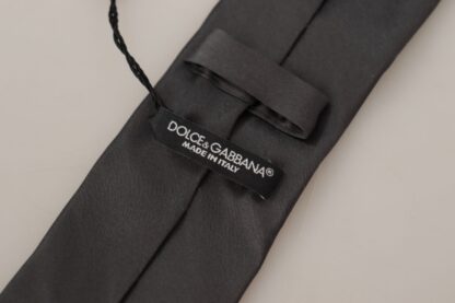 Dolce & Gabbana - Elegant Silk Black Tie