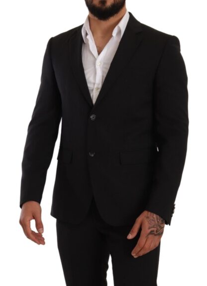 Dolce & Gabbana - Elegant Striped Black 2 Piece Slim Fit Suit