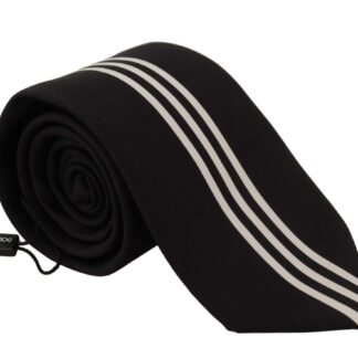 Dolce & Gabbana - Elegant Geometric Silk Bow Tie