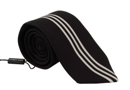 Dolce & Gabbana - Elegant Black Silk Bow Tie