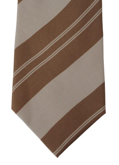 Dolce & Gabbana - Elegant Silk Brown Tie for the Modern Gentleman