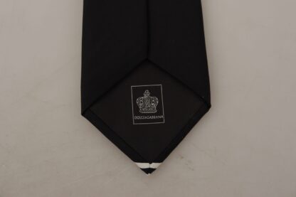 Dolce & Gabbana - Elegant Black Silk Bow Tie