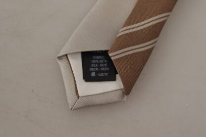 Dolce & Gabbana - Elegant Silk Brown Tie for the Modern Gentleman