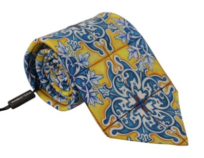 Dolce & Gabbana - Sunny Majolica Silk Tie - Exquisite Craftsmanship