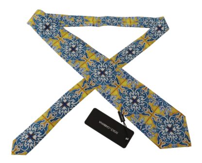 Dolce & Gabbana - Sunny Majolica Silk Tie - Exquisite Craftsmanship