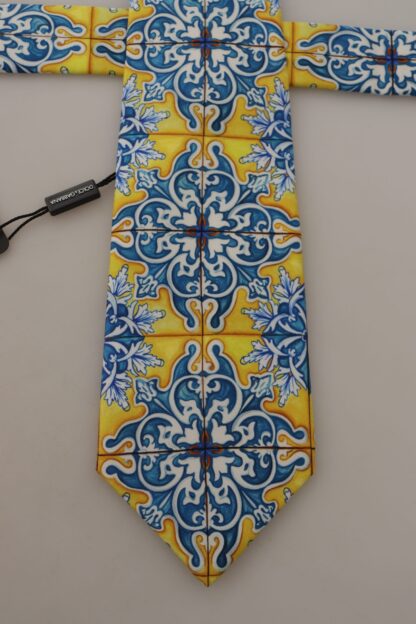 Dolce & Gabbana - Sunny Majolica Silk Tie - Exquisite Craftsmanship