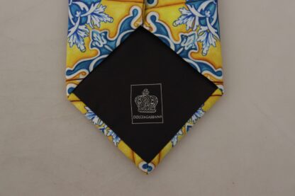 Dolce & Gabbana - Sunny Majolica Silk Tie - Exquisite Craftsmanship