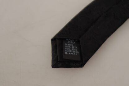 Dolce & Gabbana - Elegant Black Silk Tie for Men