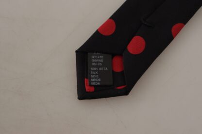 Dolce & Gabbana - Elegant Silk Tie in Black and Red