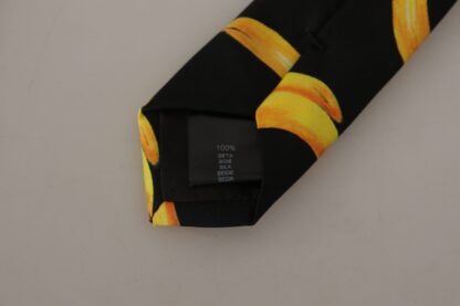 Dolce & Gabbana - Elegant Black Silk Tie for Sophisticated Style