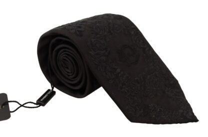 Dolce & Gabbana - Elegant Black Silk Tie