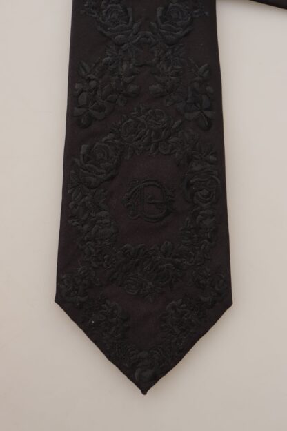 Dolce & Gabbana - Elegant Black Silk Tie