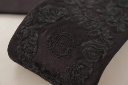 Dolce & Gabbana - Elegant Black Silk Tie