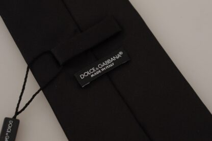 Dolce & Gabbana - Elegant Black Silk Tie