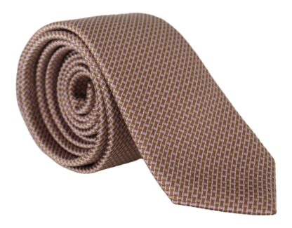 Dolce & Gabbana - Elegant Beige Silk Tie for Sophisticated Style