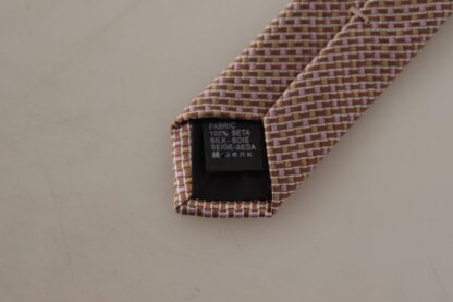 Dolce & Gabbana - Elegant Beige Silk Tie for Sophisticated Style