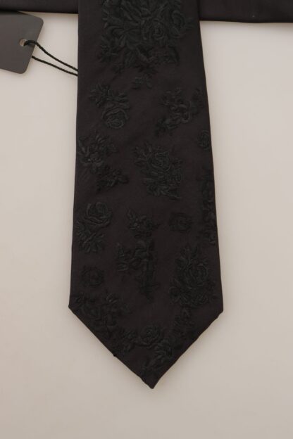 Dolce & Gabbana - Elegant Black Silk Tie for the Dapper Gentleman