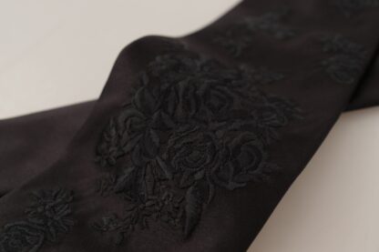 Dolce & Gabbana - Elegant Black Silk Tie for the Dapper Gentleman