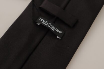 Dolce & Gabbana - Elegant Black Silk Tie for the Dapper Gentleman