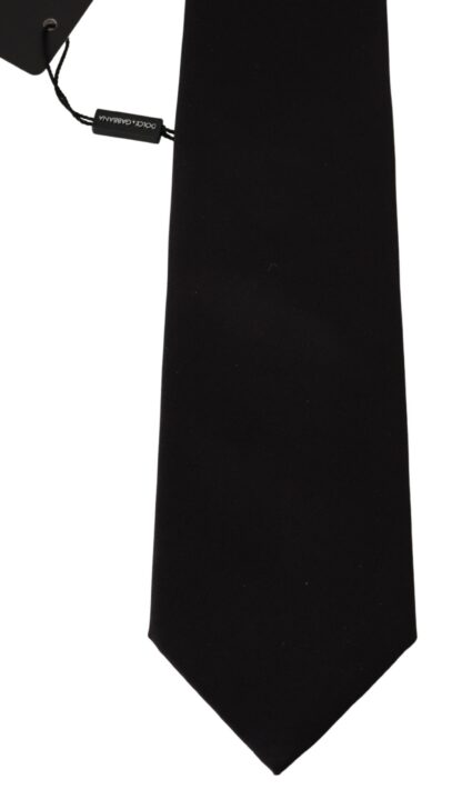 Dolce & Gabbana - Elegant Black Silk Tie