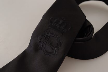 Dolce & Gabbana - Elegant Black Silk Tie