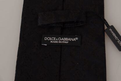 Dolce & Gabbana - Elegant Black Silk Men's Tie