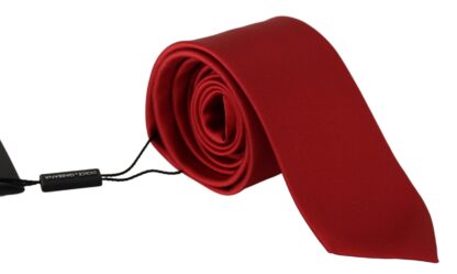 Dolce & Gabbana - Elegant Red Silk Tie