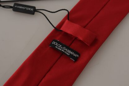 Dolce & Gabbana - Elegant Red Silk Tie