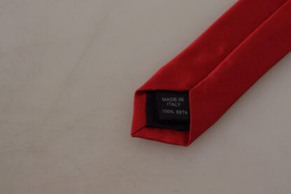 Dolce & Gabbana - Elegant Red Silk Tie