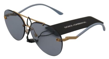 Dolce & Gabbana - Chic Pilot Azure Lens Sunglasses